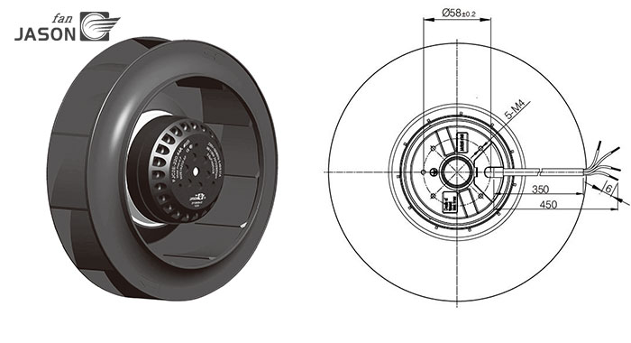 Centrifugal Fan C2E-220.44B