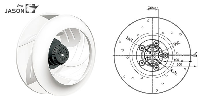 Centrifugal Fan C4E-355.60