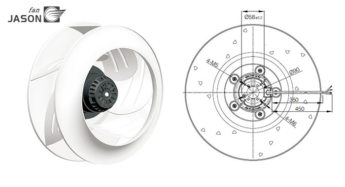 Centrifugal Fan C4E-355.95