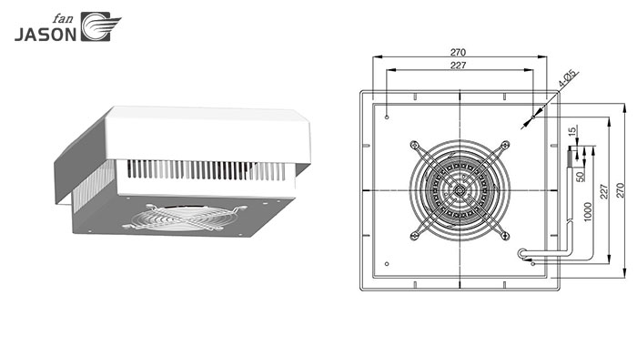 Ventilation Systems Fan Filter FJK220PB-230