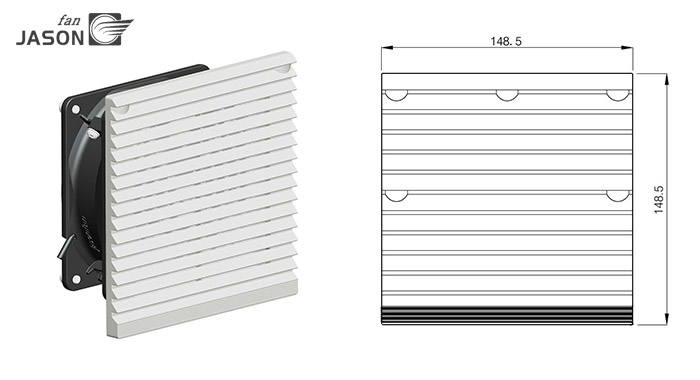 Ventilation Systems Fan Filter FJK6622PB