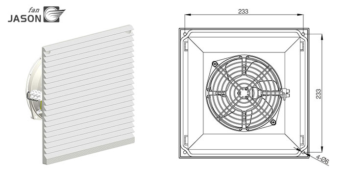 Ventilation Systems Fan Filter FJK6625M