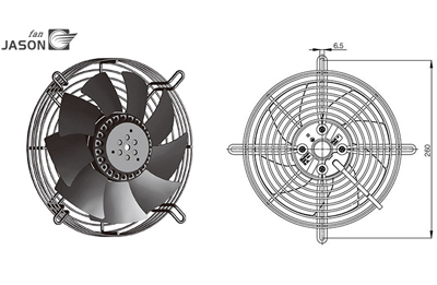 C2E-200.FG.V Cooling Fan